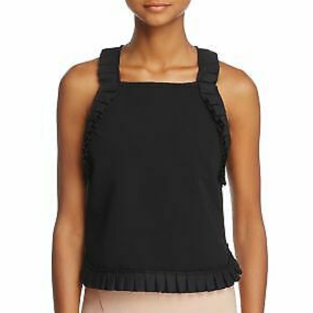 🌹 NWT! Amazing Style Mafia Ruffled Sleeveless Top